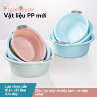 Chậu giặt bằng nhựa dày Chậu rửa chân cho bé Hai tai Chậu rau nhà bếp Chậu rửa bằng nhựa