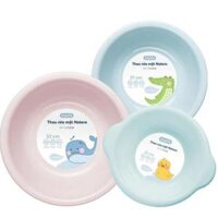 Châu giặt quần áo, Thau rửa mặt, Thau nhưa cao cấp Notoro - Chính hãng inochi tiêu chuẩn nhật bản - Thau 27cm,Xanh nhạt