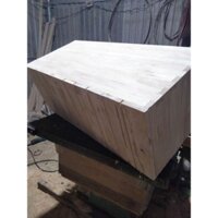 Chậu gỗ dài 80 cm rộng 30 cm cao 20 cm k sơn.