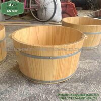 Chậu gỗ ngâm mông