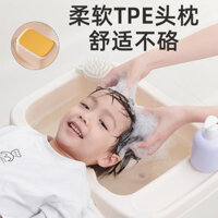 Chậu gội đầu gia dụng nằm phẳng trên GiườNg BệNh Nhân dùng dụng cụ thần thánh gội đầu cho bà bầu nằm gội đầu cho người già