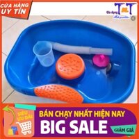 Chậu gội đầu tại nhà tiện dụng, chất liệu nhựa cao cấp cho bà bầu người già trẻ nhỏ người bệnh, thiết kế tinh tế