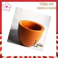 Chậu Gốm Đất Nung Hình Chậu Cối (12x12cm) – Decor văn phòng