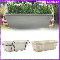 Chậu hoa hình chữ nhật lan can ban công cho hiên nhà Windowsill Patio