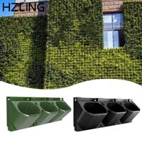 Chậu hoa HZLING, Cây treo tường trong vườn Túi treo tường Chậu trồng cây, Chậu trồng cây bằng nhựa bền mọng nước