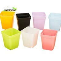 Chậu hoa Mini đầy màu sắc, Chậu hoa nhựa, Chậu hoa mọng nước (Màu sắc ngẫu nhiên)