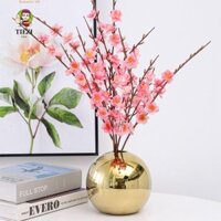 Chậu hoa TIEZI, Bình hoa mạ điện sáng tạo, Đồ thủ công mỹ nghệ Hộp đựng hoa sứ tinh tế