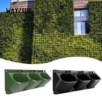 Chậu hoa WAY2TOP, Túi trồng cây treo tường Chậu trồng cây, Tường cây trồng trong vườn bền Chậu ươm bằng nhựa