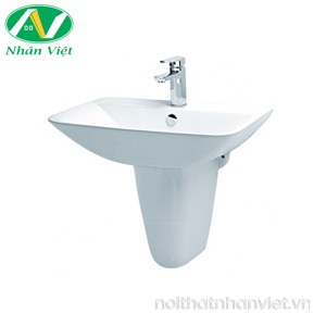 Chậu lavabo Caesar chân treo L2365-P2443