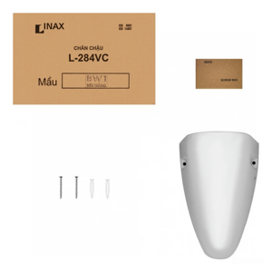 Chậu lavabo chân lửng inax L-284V & L-284VC