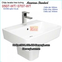 Chậu lavabo chân treo American Standard 0507-WT-0707-WT