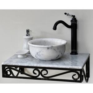 Chậu lavabo đá tự nhiên Kanly MAR63V