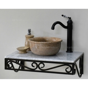 Chậu lavabo đá tự nhiên Kanly MAR64V