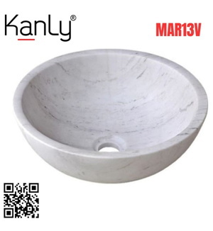 Chậu lavabo đá tự nhiên Kanly MAR13V