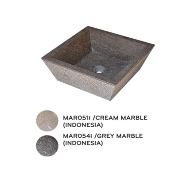 Chậu lavabo đá tự nhiên Kanly MAR051i