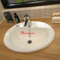 Chậu Lavabo Đặt Bàn Inax 2395V Chính Hãng