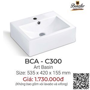 Chậu lavabo để bàn BCA-C300