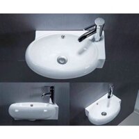 Chậu Lavabo Góc treo tường,lavabo góc siêu nhỏ,lavabo góc rửa tay,lavabo dùng cho y tế