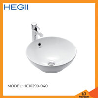 Chậu Lavabo HEGII HC10290-040 | Men kháng khuẩn Hegii Water Clean | Thiết kế đặt bàn hiện đại | Kích thước tiêu chuẩn, tối giản