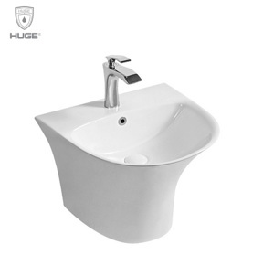 Chậu lavabo liền chân Huge H-LV161N