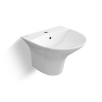 Chậu lavabo liền chân Viglacera V63