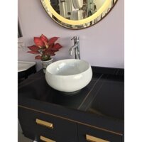 Chậu lavabo rửa mặt đặt bàn tròn mini. đường kính 310mm