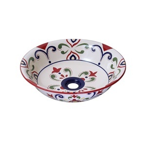 Chậu lavabo sứ mỹ thuật Kanly SU402