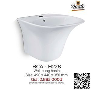 Chậu lavabo treo tường Benzler BCA-H228