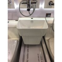 Chậu lavabo treo tường, chậu rửa mặt vuông vanh mỏng. Hàng cty nhập khẩu Thái Lan
