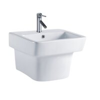 Chậu Lavabo Treo Tường Liền Chân Selta ST012