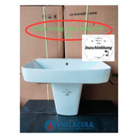 Chậu lavabo viglacera CD58 vuông kèm chân chậu - nhỏ gọn tinh tế