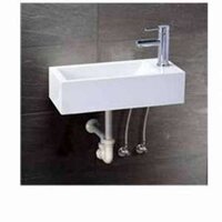 Chậu lavabo vuông treo tường Caesar LF5239S