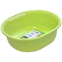 Chậu lót Oval Sanada Seiko 5.3L - Hàng nội địa Nhật Bản - Xanh lá