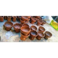 chậu ly đất nung trồng sen đá sai 18cm x 20cm lấy mẫu ngẫu nhiên nhé .