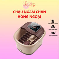 Chậu Ngâm Chân, Bồn ngâm chân Có SỤC KHÍ - Bồn massage chân hồng ngoại thải độc tự làm nóng nước, Máy ngâm chân điện
