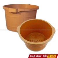 Chậu Ngâm Chân Nhựa (Loại Cao, Có Hạt Massage)