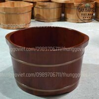Chậu Ngâm Mông Gỗ Cao Su Thái Lan Xử Lý Carbon