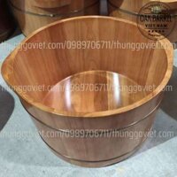 Chậu Ngâm Mông Gỗ Cao Su Thái Lan Nhập Khẩu