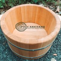Chậu Ngâm Mông Gỗ Tuyết Tùng