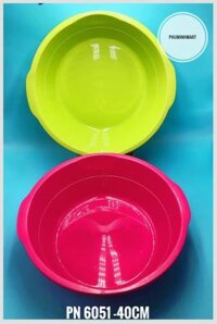 Chậu nhựa 40cm màu trơn 13 lít 40x14.5 cm PN6051 36/1