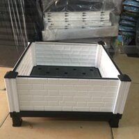 Chậu nhựa lắp ráp trồng cây thông minh (40*40*13)