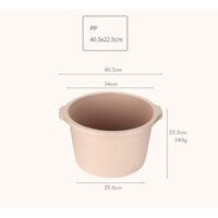 Chậu nhựa ngâm chân  - 40.5x22.5cm