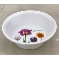 CHẬU NHỰA TRÒN 58cm (35.3L) MÀU TRẮNG HOA BOTANICA MỚI MÃ SP: TL58CM - NK Thái Lan.