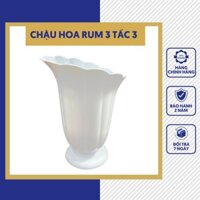 Chậu Nhựa Trồng Cây 330x430x200 Chậu Hoa Rum Cắm Hoa Tinh Tế Sang Trọng Kiểu Dáng Lạ Mắt Siêu Bền