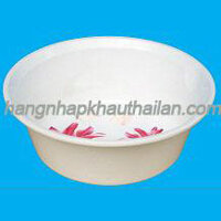 Chậu nhựa trong màu in hoa HN40cm 48/1