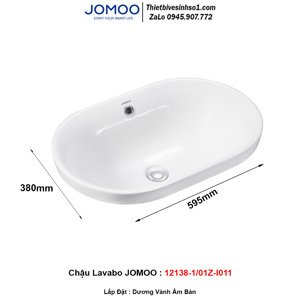 Chậu nổi viền Jomoo 12138