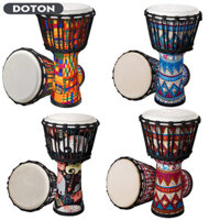 Châu Phi Djembe Trống Bộ gõ Trống tay Vòng tròn Nhạc cụ Tiêu chuẩn 8 '' Bộ gõ Djembe Trống tay Da cừu Châu Phi Trống chuyên nghiệp cho đồ dùng dự tiệc tại nhà