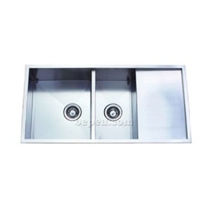 Chậu rửa bát 2 hố nhập khẩu có bàn Kucy KS-1050B