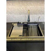 Chậu Rửa 5 phím Hiển thị nhiệt độ Thương hiệu Simen bảo hành 3 năm