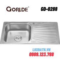 Chậu rửa bát 1 hố 1 bàn Inox GORLDE GD0288 (GD-0288)